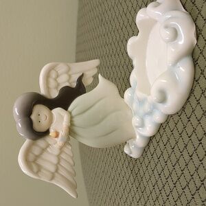 Vintage Angel tea light holder